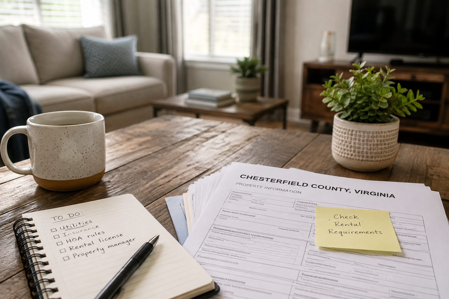 Accidental Landlord in Chesterfield County, VA: What Should You Check First?
