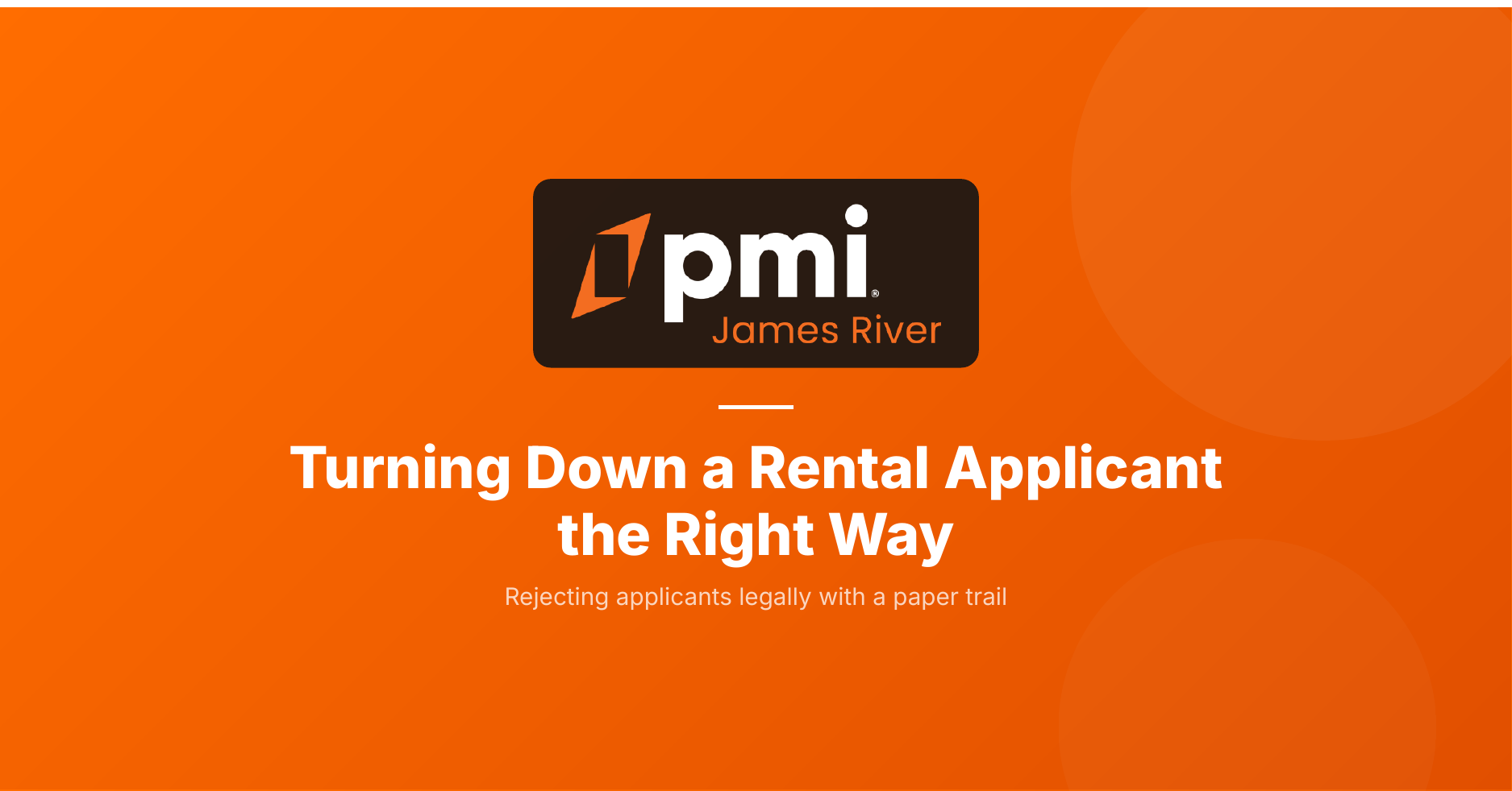 How to legally reject a rental applicant without violating Fair Housing