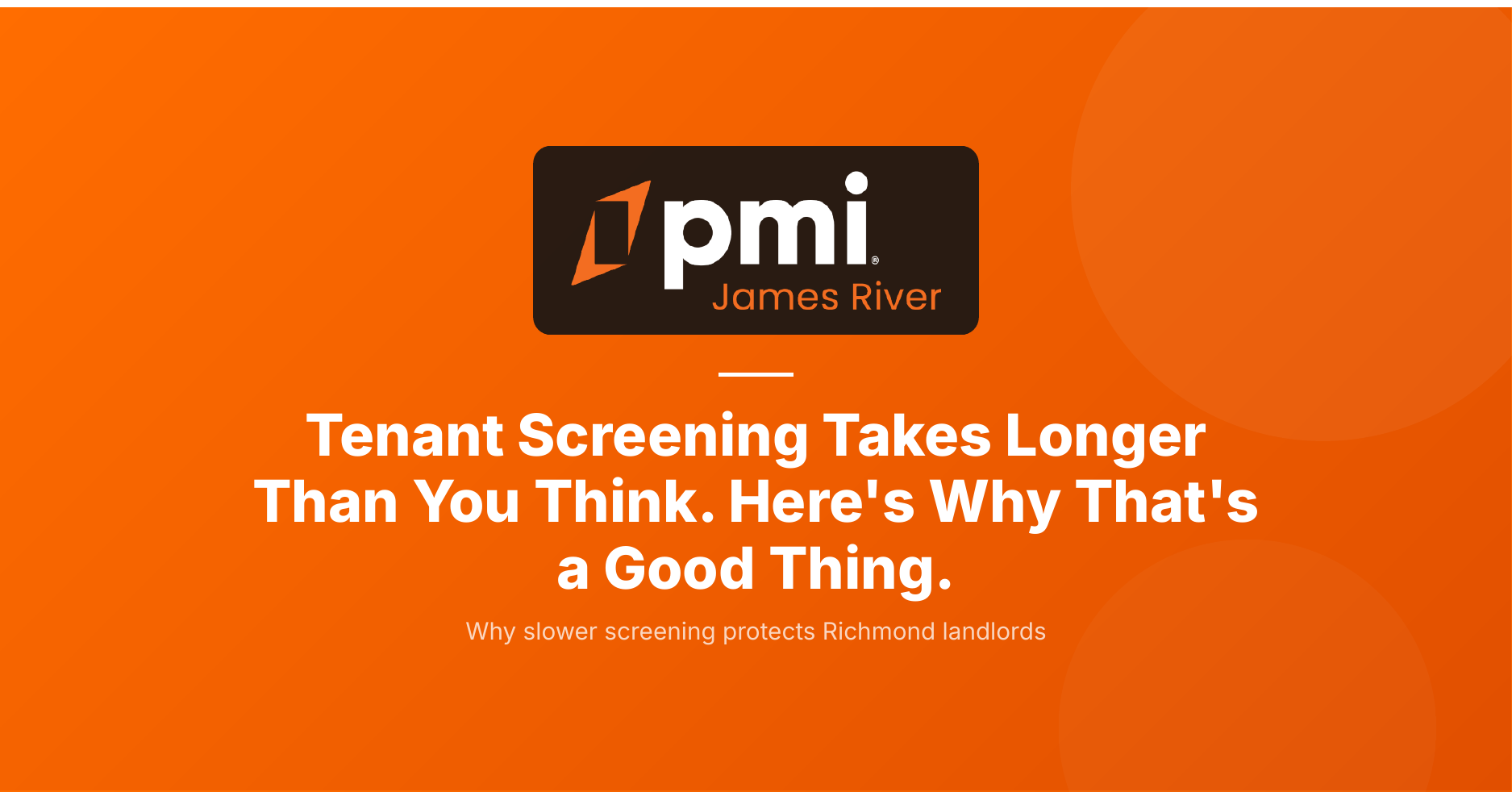 How long does tenant screening take