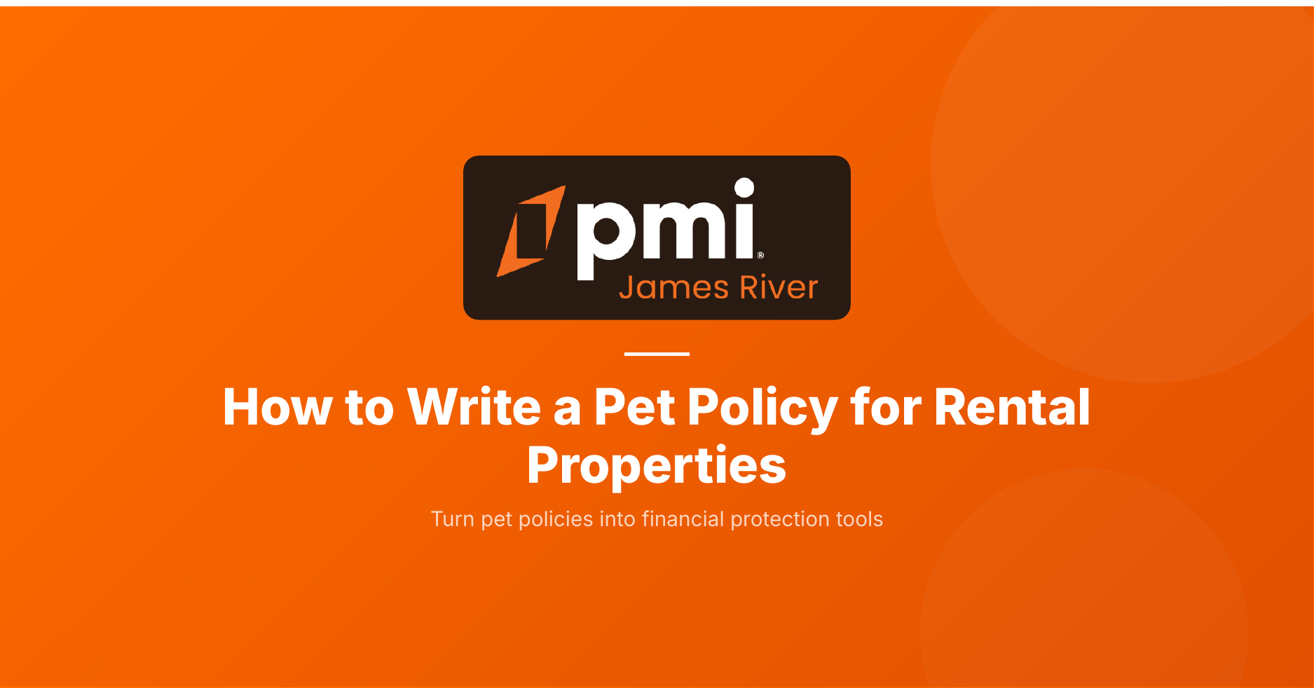 How to write a pet policy for rental properties
