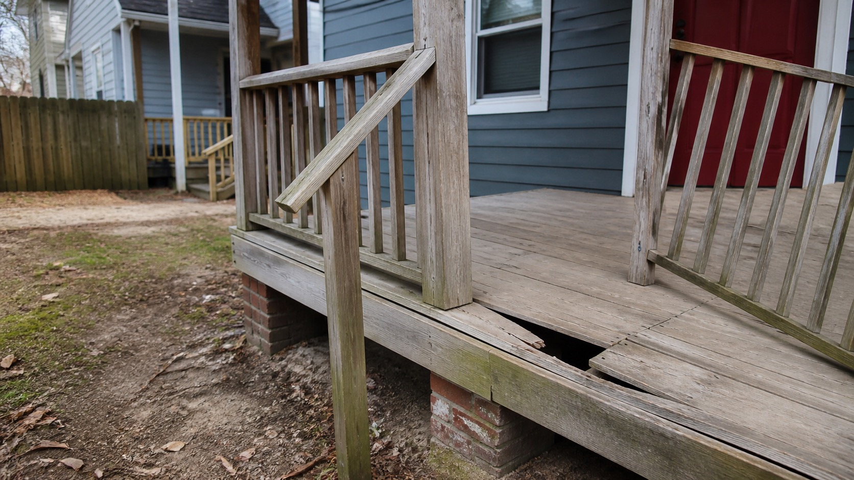 Deck, Porch, Fence, Gate & Exterior Structure Problems in a Richmond Rental