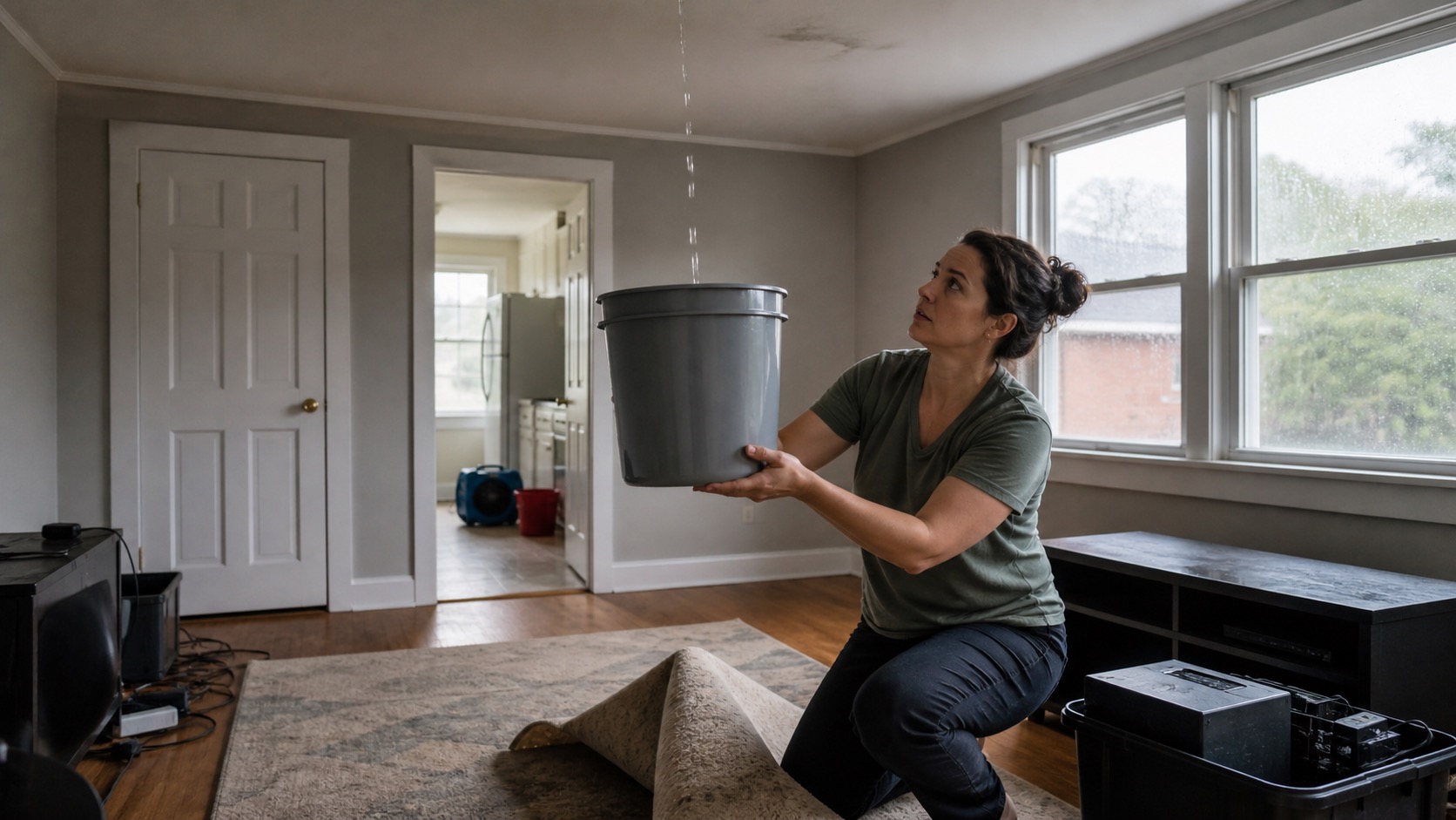 Roof & Ceiling Leak Problems in a Richmond Rental: What to Do First